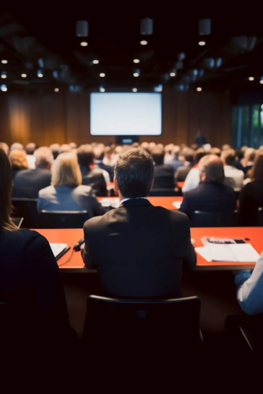Personen, die an einer protokollarisch hochrangigen Veranstaltung teilnehmen.